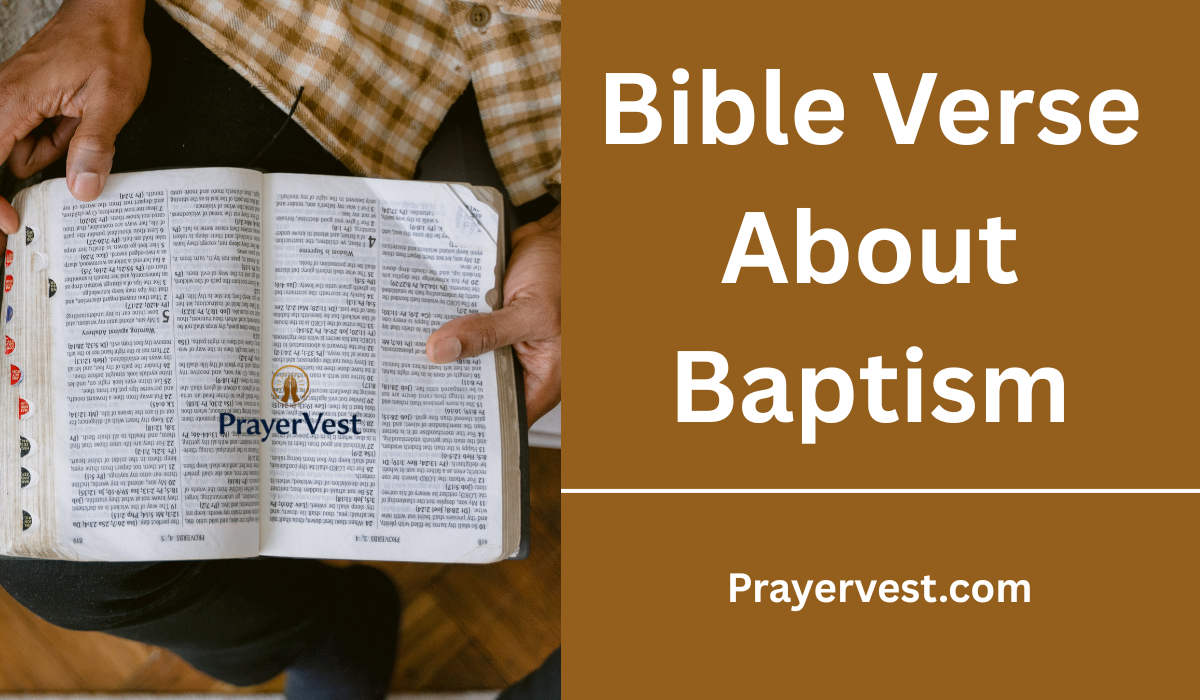 Bible Verses About Baptism