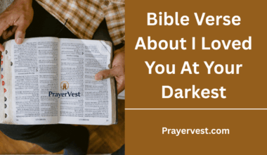 Bible Verse About I Loved You At Your Darkest