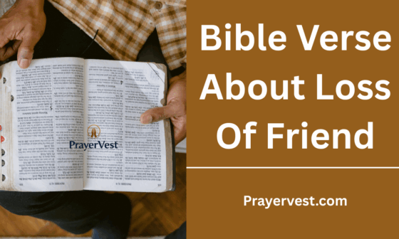 Bible Verse About Loss Of Friend