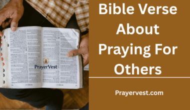 Bible Verse About Praying For Others