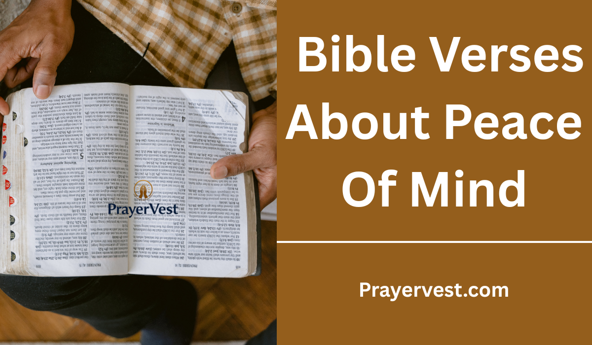  Bible Verses About Peace Of Mind