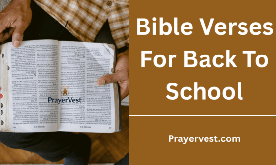 Bible Verses For Back To School
