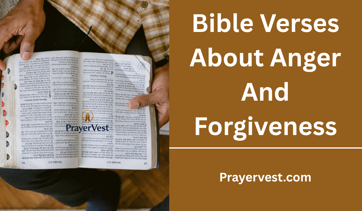 Bible Verses About Anger And Forgiveness