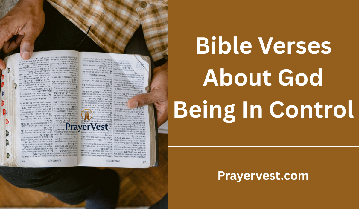 Bible Verses About God Being In Control