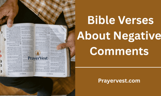 Bible Verses About Negative Comments