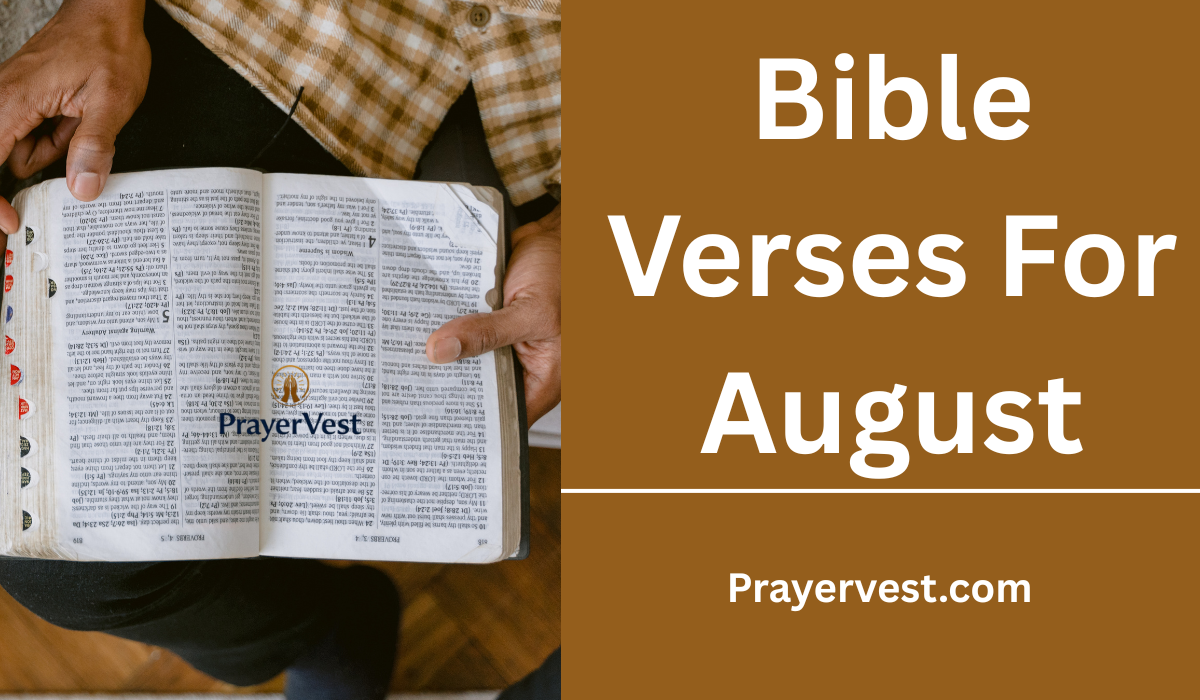 Bible Verses For August