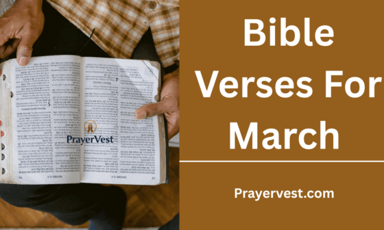 Bible Verses For March