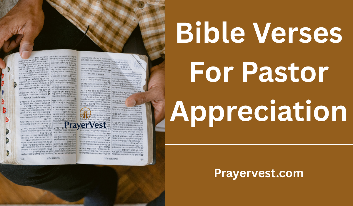 Bible Verses For Pastor Appreciation