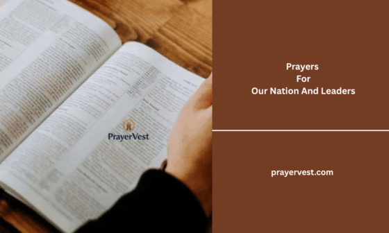 Prayers For Our Nation And Leaders