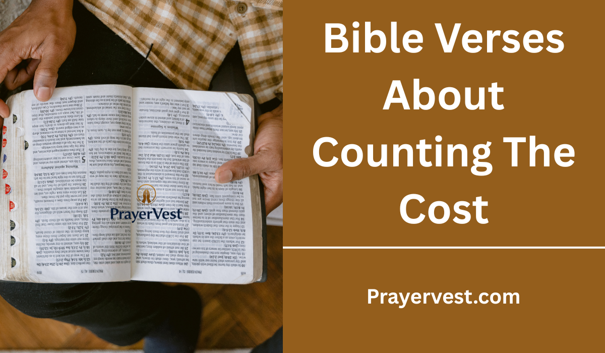 Bible Verses About Counting The Cost