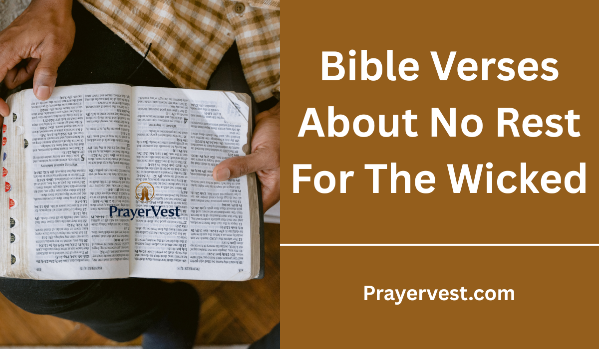 Bible Verses About No Rest For The Wicked