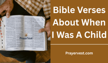 Bible Verses About When I Was A Child