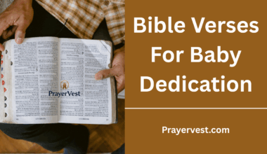 Bible Verses For Baby Dedication