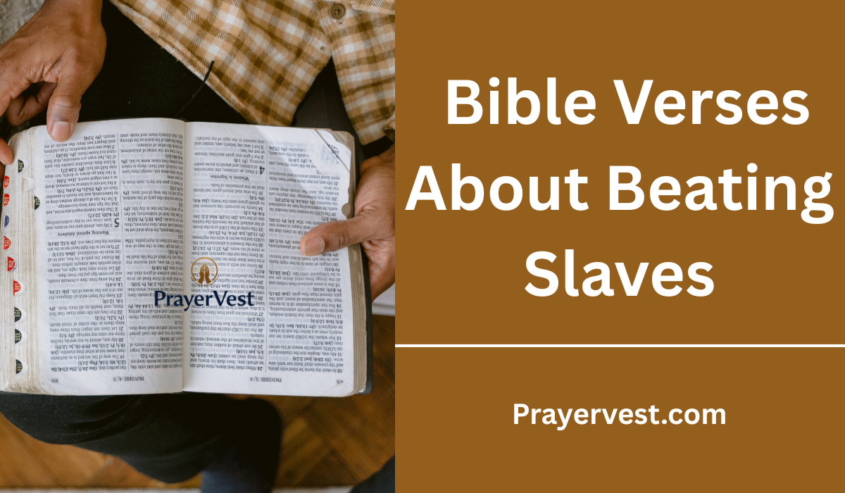Bible Verses About Beating Slaves