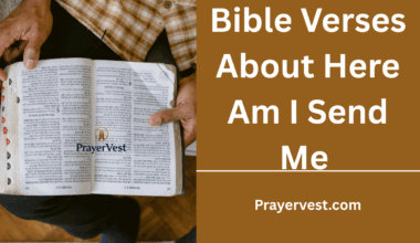 Bible Verses About Here Am I Send Me