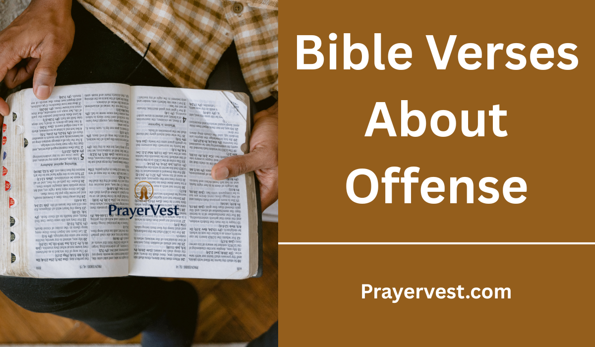 Bible Verses About Offense