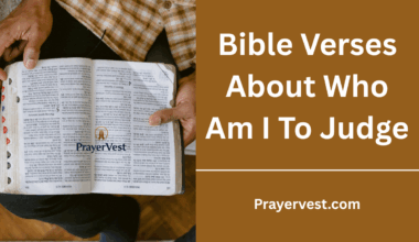 Bible Verses About Who Am I To Judge