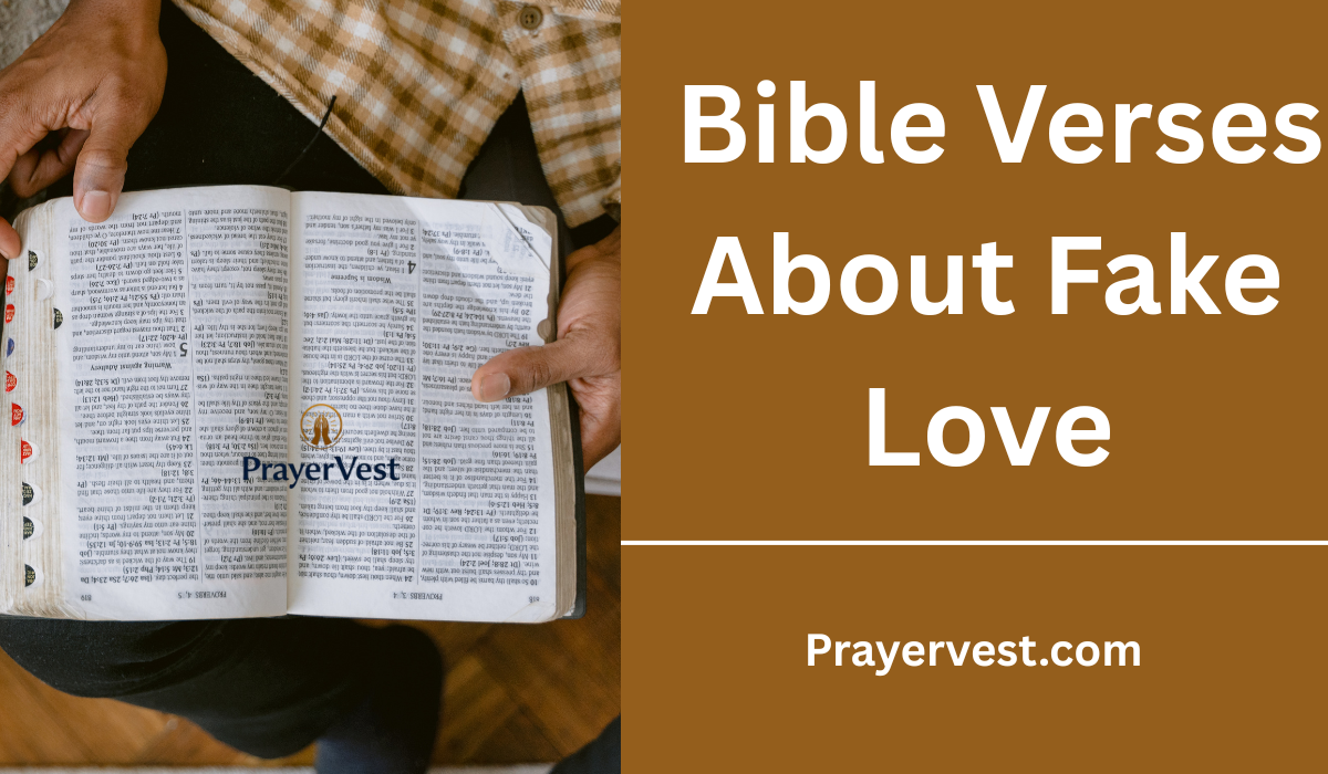 Bible Verses About Fake Love