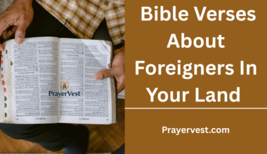 Bible Verses About Foreigners In Your Land