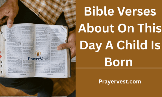 Bible Verses About On This Day A Child Is Born