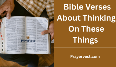 Bible Verses About Thinking On These Things