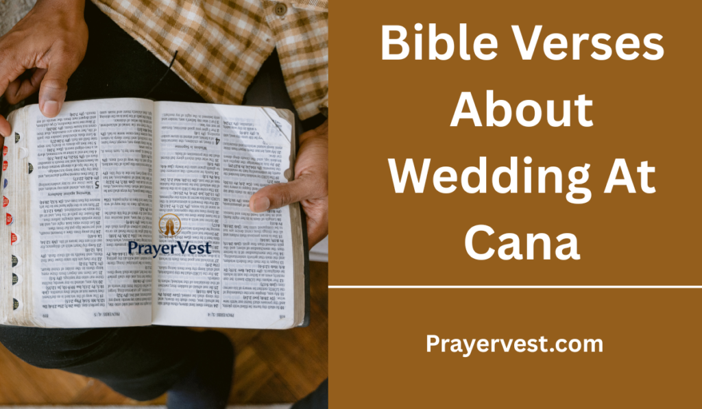 Bible Verses About Wedding At Cana