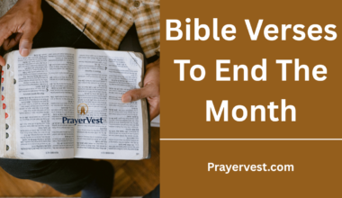 Bible Verses To End The Month