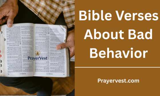 Bible Verses About Bad Behavior