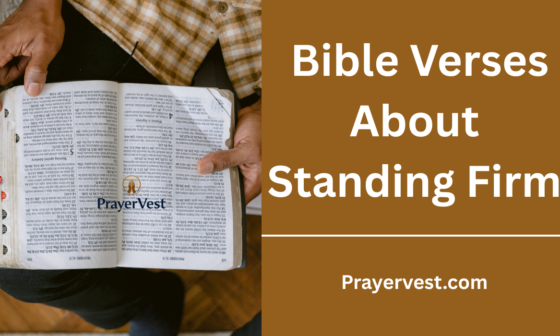 Bible Verses About Standing Firm