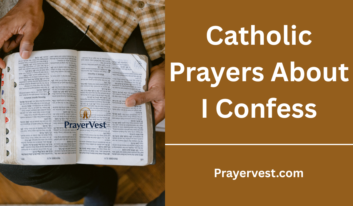 Catholic Prayers About I Confess
