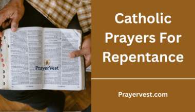 Catholic Prayers For Repentance