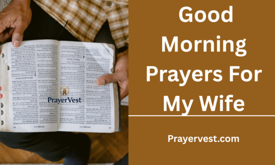 Good Morning Prayers For My Wife