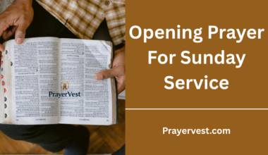 Opening Prayers For Sunday Service