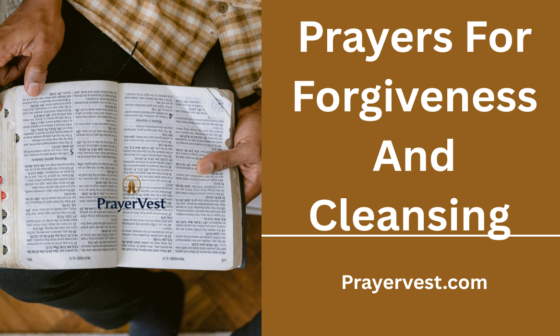 Prayers For Forgiveness And Cleansing
