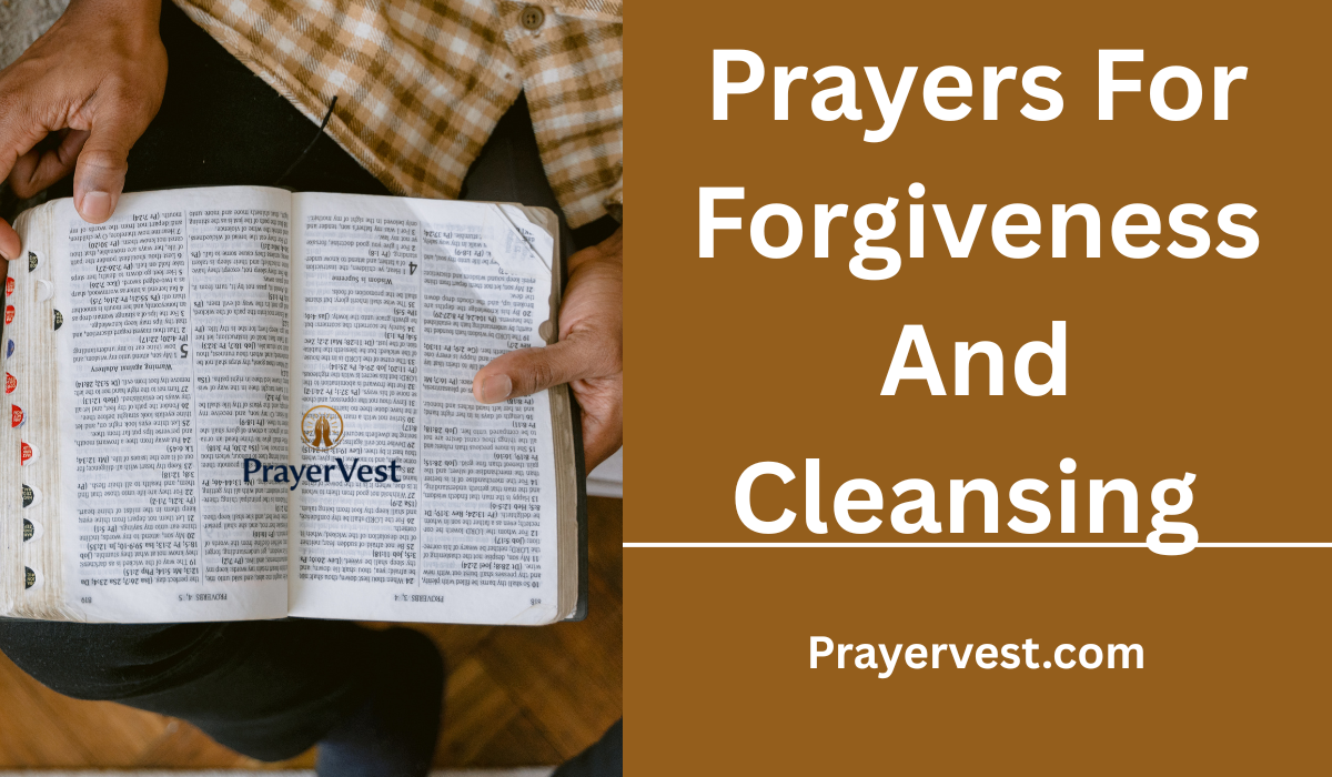 Prayers For Forgiveness And Cleansing 