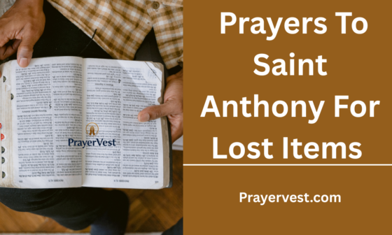 Prayers To Saint Anthony For Lost Items