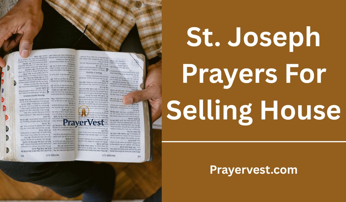 St. Joseph Prayers For Selling House