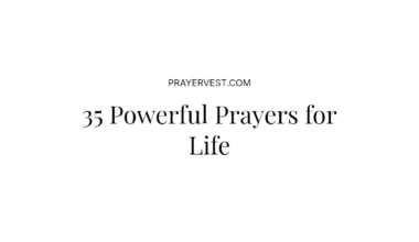 35 Powerful Prayers for Life