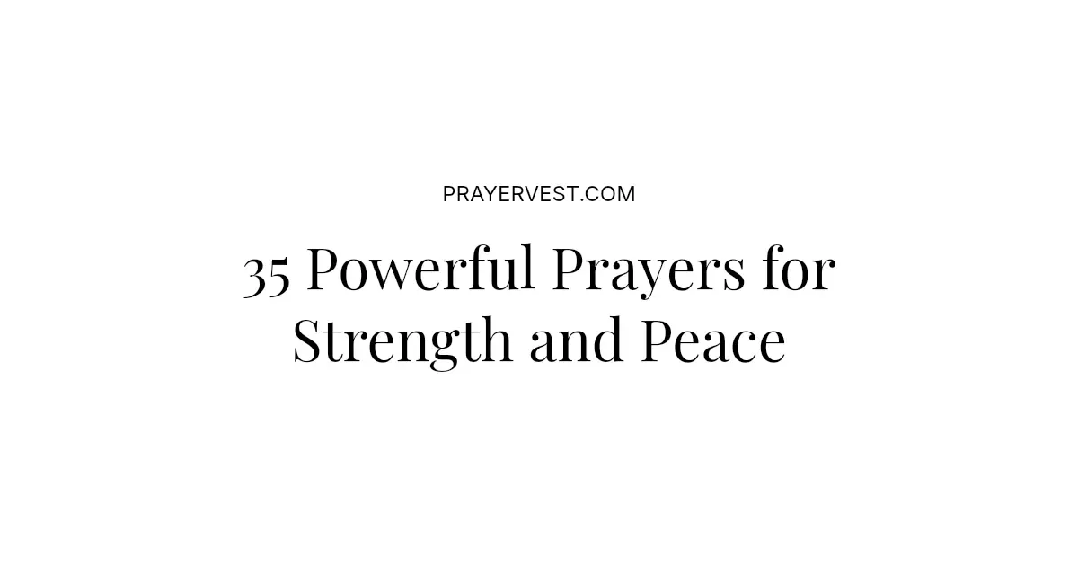 35 Powerful Prayers for Us 2026