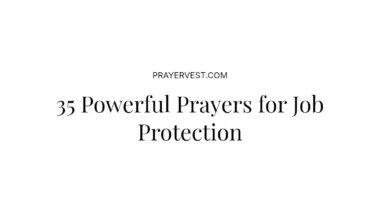 35 Powerful Prayers for Job Protection