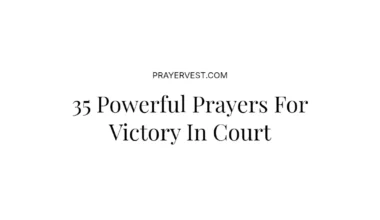 35 Powerful Prayers For Victory In Court