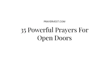 35 Powerful Prayers For Open Doors
