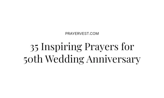 35 Inspiring Prayers for 50th Wedding Anniversary