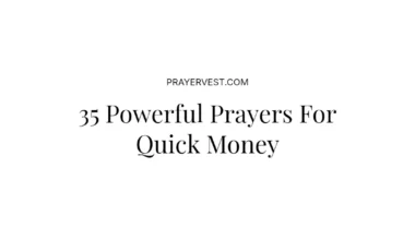 35 Powerful Prayers For Quick Money