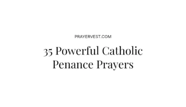 35 Powerful Catholic Penance Prayers