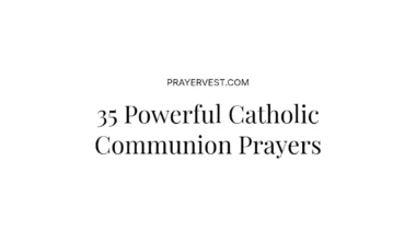 35 Powerful Catholic Communion Prayers