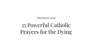 35 Powerful Catholic Prayers for the Dying