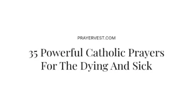 35 Powerful Catholic Prayers For The Dying And Sick