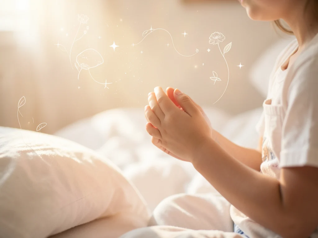 35 Powerful Prayers For A Sick Child: Parent praying for child's recovery.