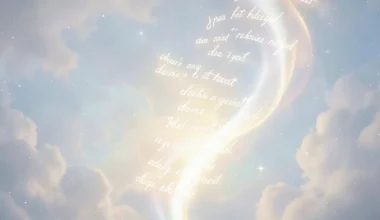 35 Powerful Prayers for Loan Approval: Hopeful prayers ascending to a celestial entity.